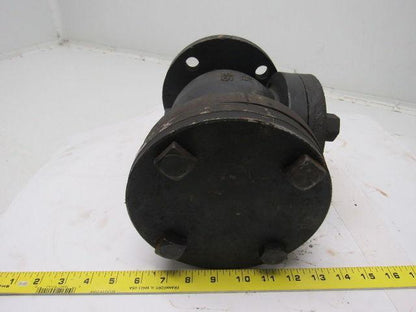 OIC 1124 2-1/2" CI Swing Check Valve 7" Flange Mount Class 125 Bronze Trim Used