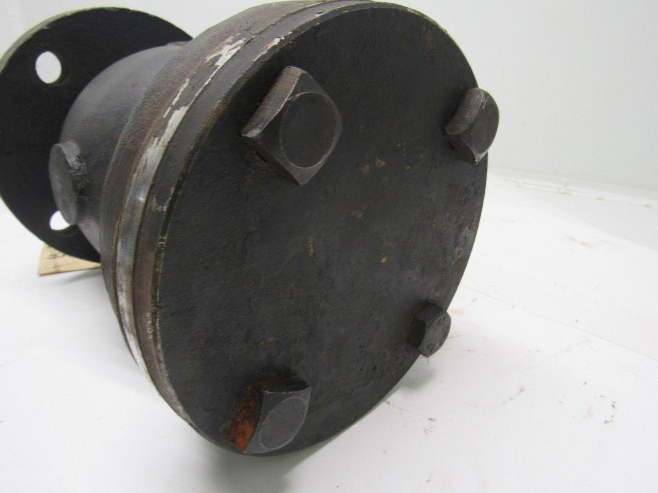 OIC 1124 2-1/2" CI Swing Check Valve 7" Flange Mount Class 125 Bronze Trim Used