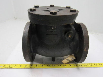 Walworth 3" Cast Iron Swing Check Valve 125S 200 WOG C322 7-1/2" Flange Mount