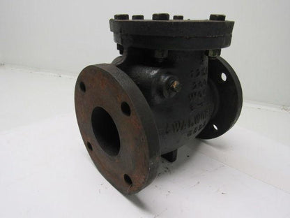 Walworth 3" Cast Iron Swing Check Valve 125S 200 WOG C322 7-1/2" Flange Mount