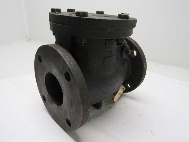 Walworth 3" Cast Iron Swing Check Valve 125S 200 WOG C322 7-1/2" Flange Mount