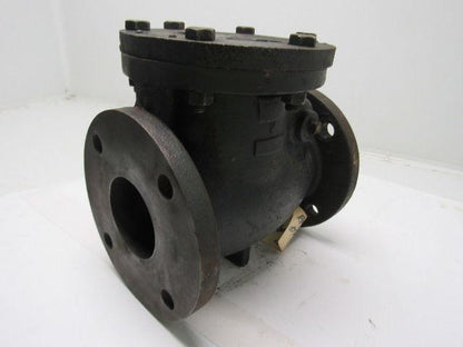 Walworth 3" Cast Iron Swing Check Valve 125S 200 WOG C322 7-1/2" Flange Mount