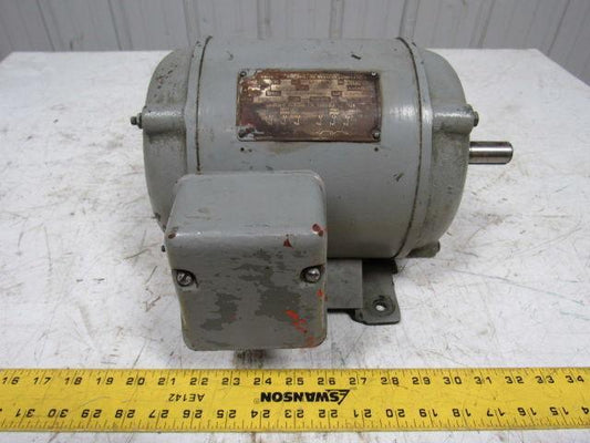 Robbins & Myers Type LB Vintage 440V 3 PH 184 Frame 7/8" Shaft AC 1 HP Motor