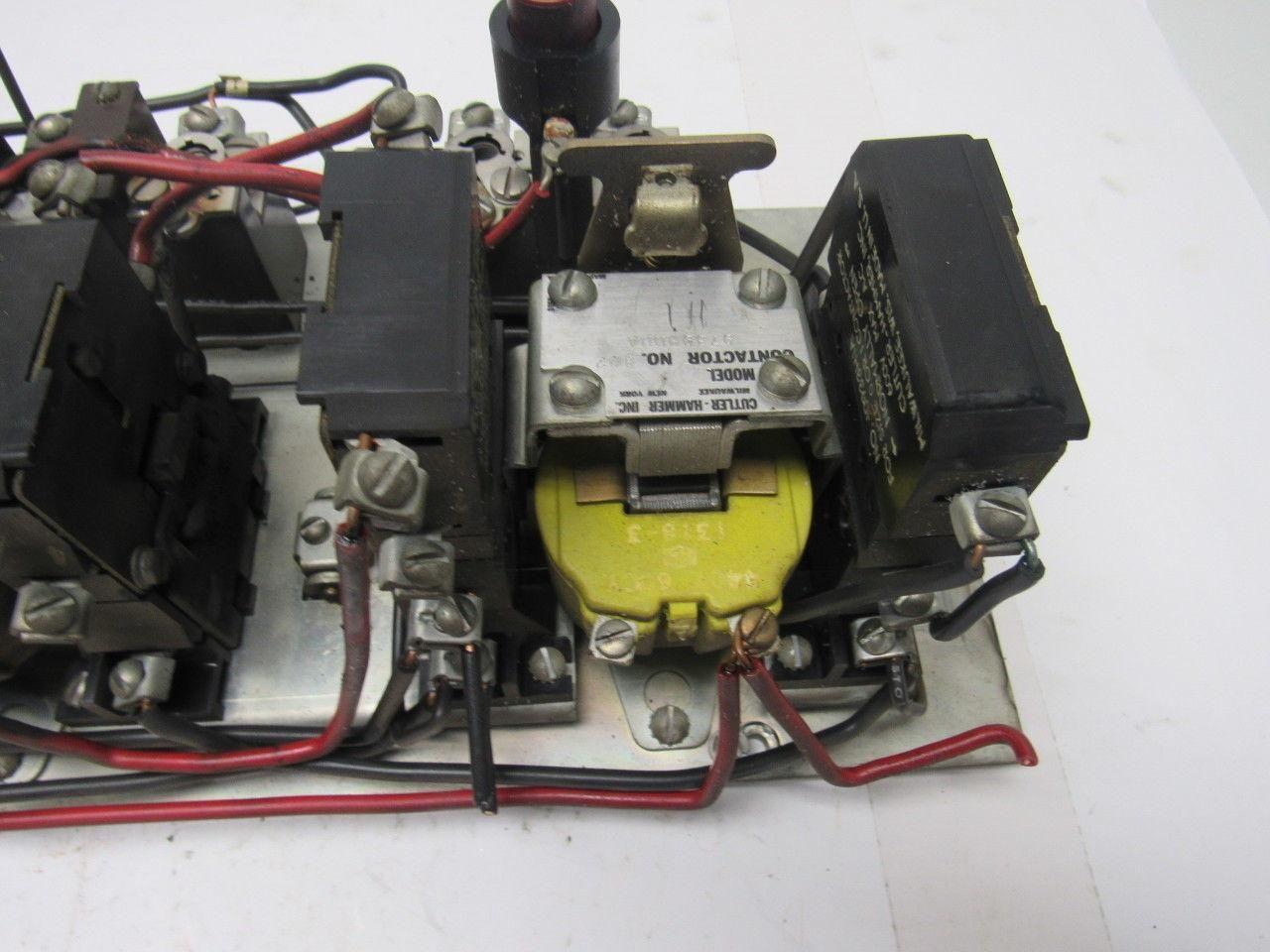 Cutler-Hammer 9739H1111A Size 0 Reversing Contactor Coils Overload