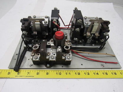 Cutler Hammer 9656H67G Size 0 Reversing Contactors Coil Overload