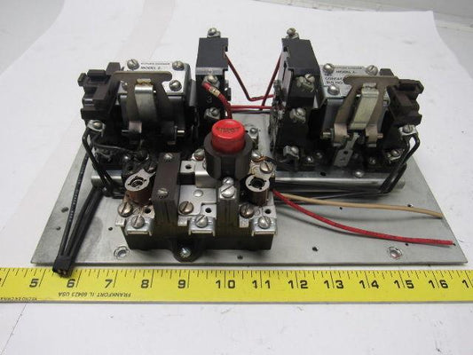Cutler Hammer 9656H67G Size 0 Reversing Contactors Coil Overload