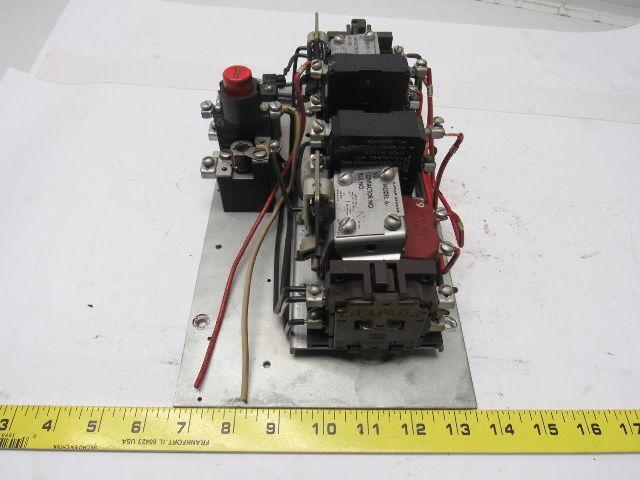 Cutler Hammer 9656H67G Size 0 Reversing Contactors Coil Overload