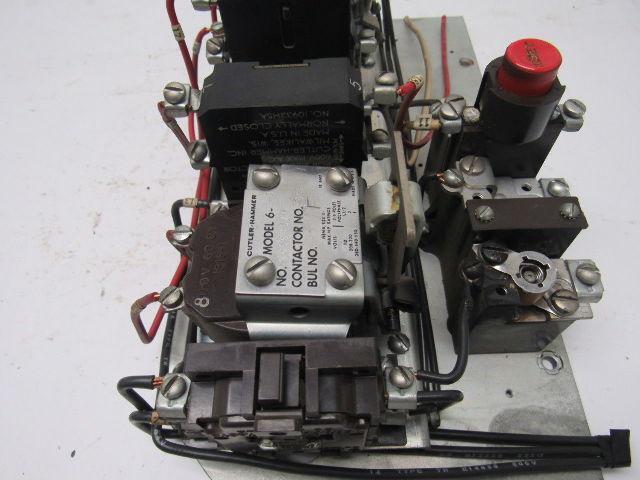 Cutler Hammer 9656H67G Size 0 Reversing Contactors Coil Overload