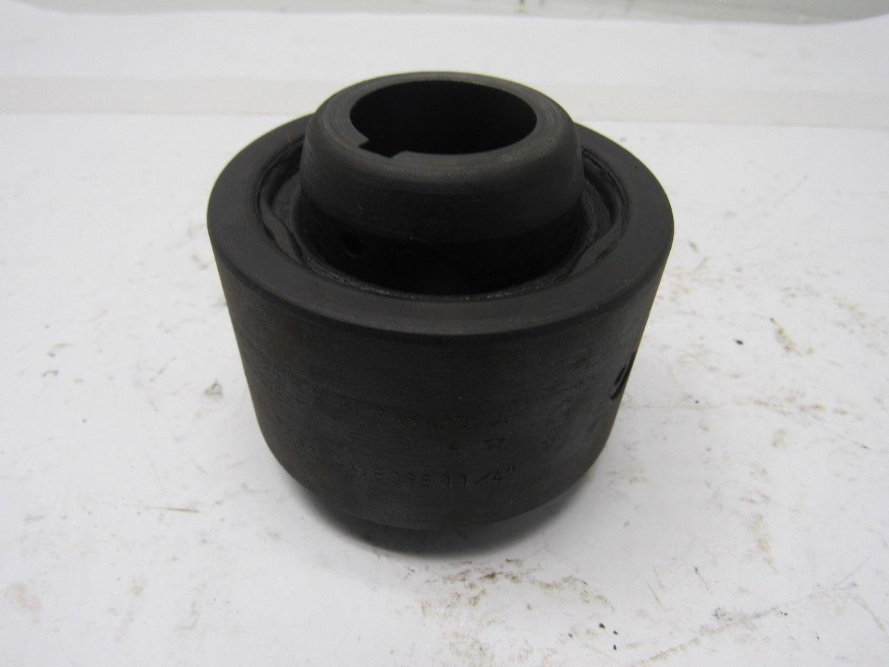 Sier-Bath Model 7/8 Continuous Sleeve Flexible Gear Coupling 1-1/4" Bore Used