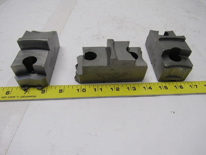Cushman 0 05-201454 Lathe Chuck Top Jaws Pointed 4-3/8" X 2" X 1-3/4" Lot Of 3