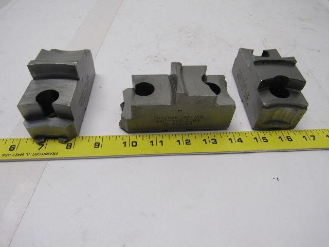 Cushman 0 05-201454 Lathe Chuck Top Jaws Pointed 4-3/8" X 2" X 1-3/4" Lot Of 3