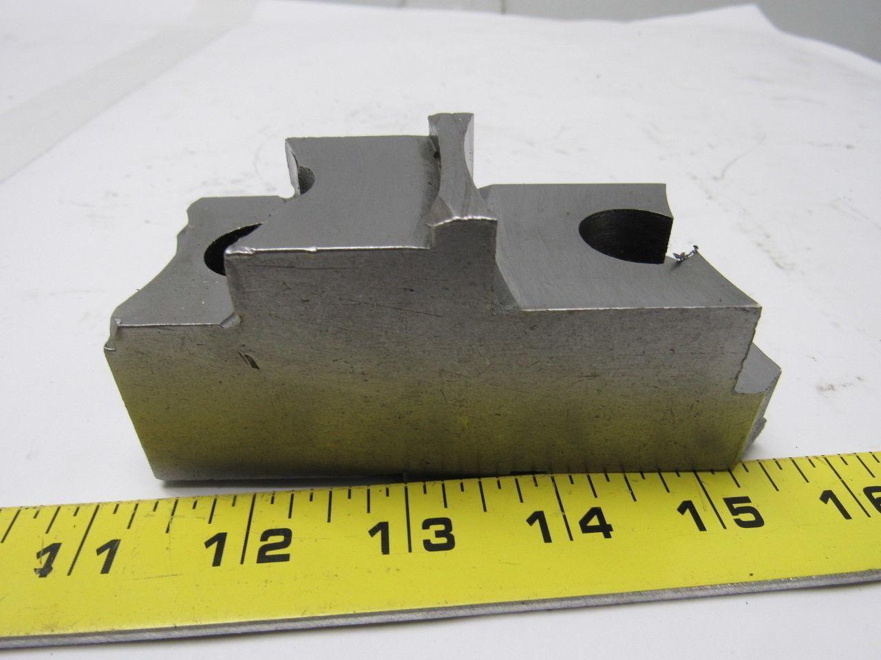 Cushman 0 05-201454 Lathe Chuck Top Jaws Pointed 4-3/8" X 2" X 1-3/4" Lot Of 3