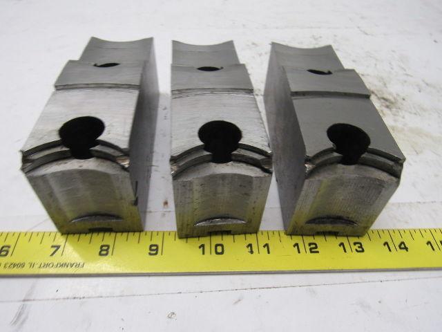 Cushman 05-201466 Lathe Chuck Top Jaws Pointed 5-3/8" X 2-1/4" X 1-3/4" Lot Of 3