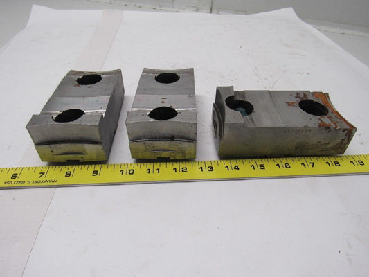 05-201458 Lathe Chuck Top Jaws 5-1/16" X 1-11/16" X 2-1/2" Lot Of 3