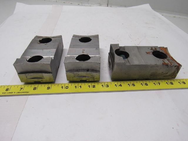 05-201458 Lathe Chuck Top Jaws 5-1/16" X 1-11/16" X 2-1/2" Lot Of 3