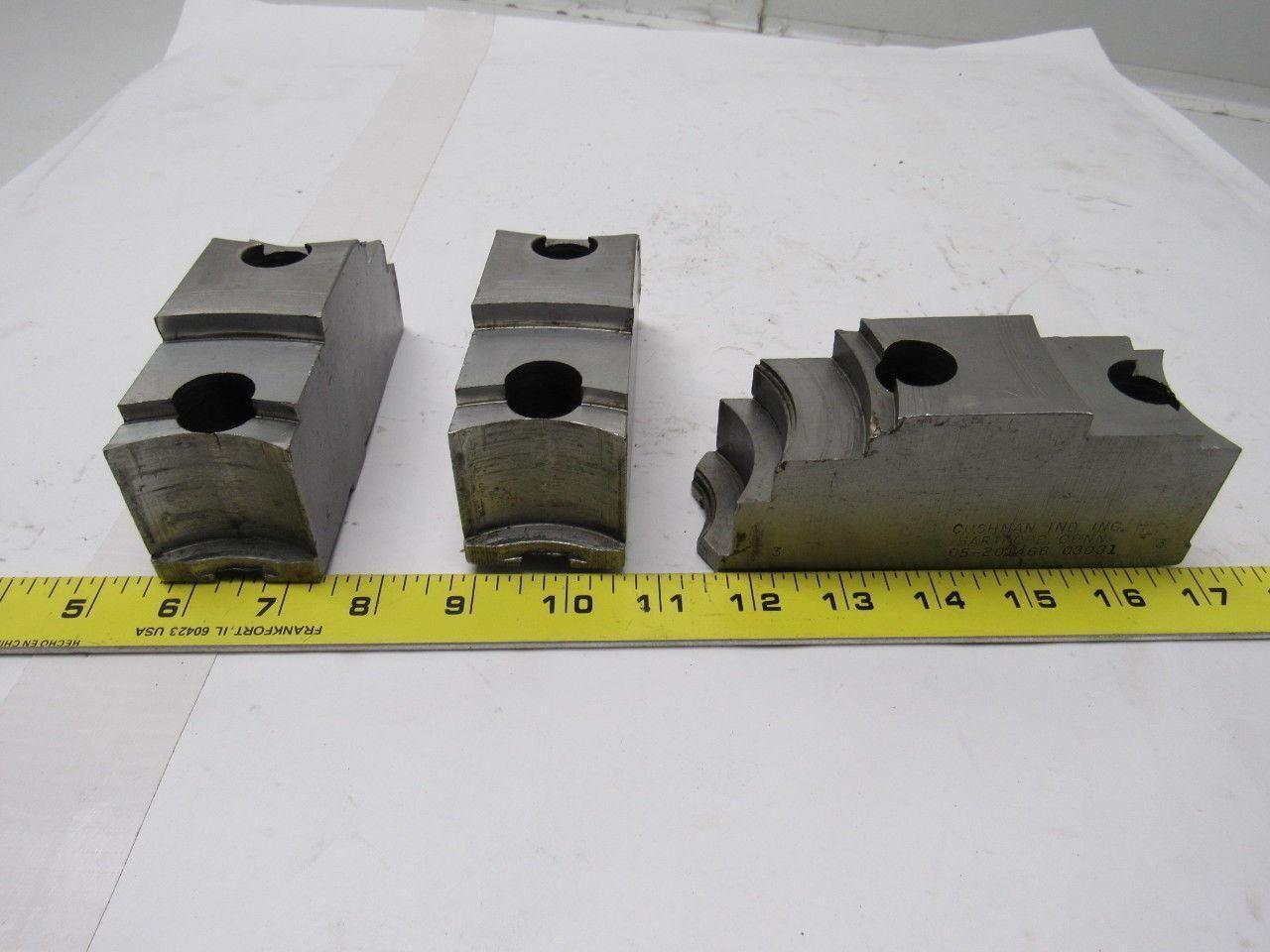 Cushman 05-201466 Lathe Chuck Top Jaws 5-1/2" X 2-1/4" X 1-3/4" Lot Of 3