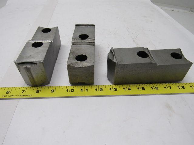 Daco 05-2Q1466 Lathe Chuck Top Jaws 5-5/8" X 2-1/4" X 1-3/4" Lot Of 3