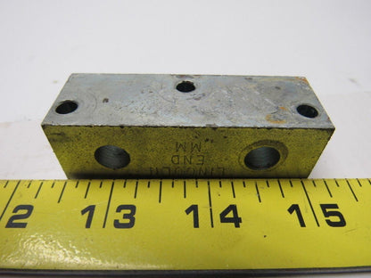 Lincoln Industrial Modular Lube UV Divider Valve Lubricant Inlet Lot of 2