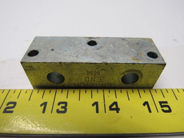 Lincoln Industrial Modular Lube UV Divider Valve Lubricant Inlet Lot of 2