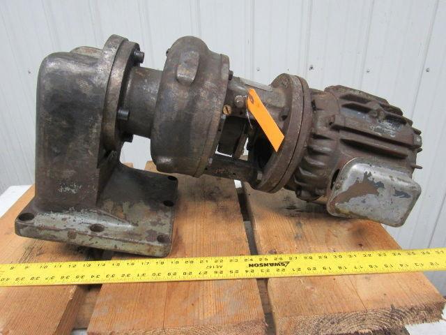 ALLIS CHALMERS 3"X3"SS-HV Centrifugal Pump 4"Imp. 1HP Cont.220/440V 3Ph 60Hz