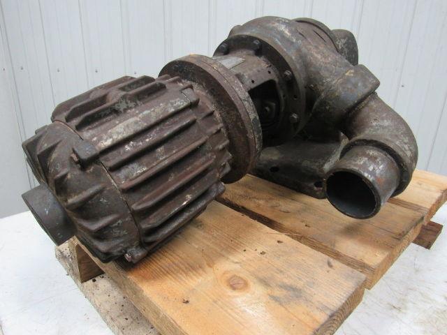 ALLIS CHALMERS 3"X3"SS-HV Centrifugal Pump 4"Imp. 1HP Cont.220/440V 3Ph 60Hz