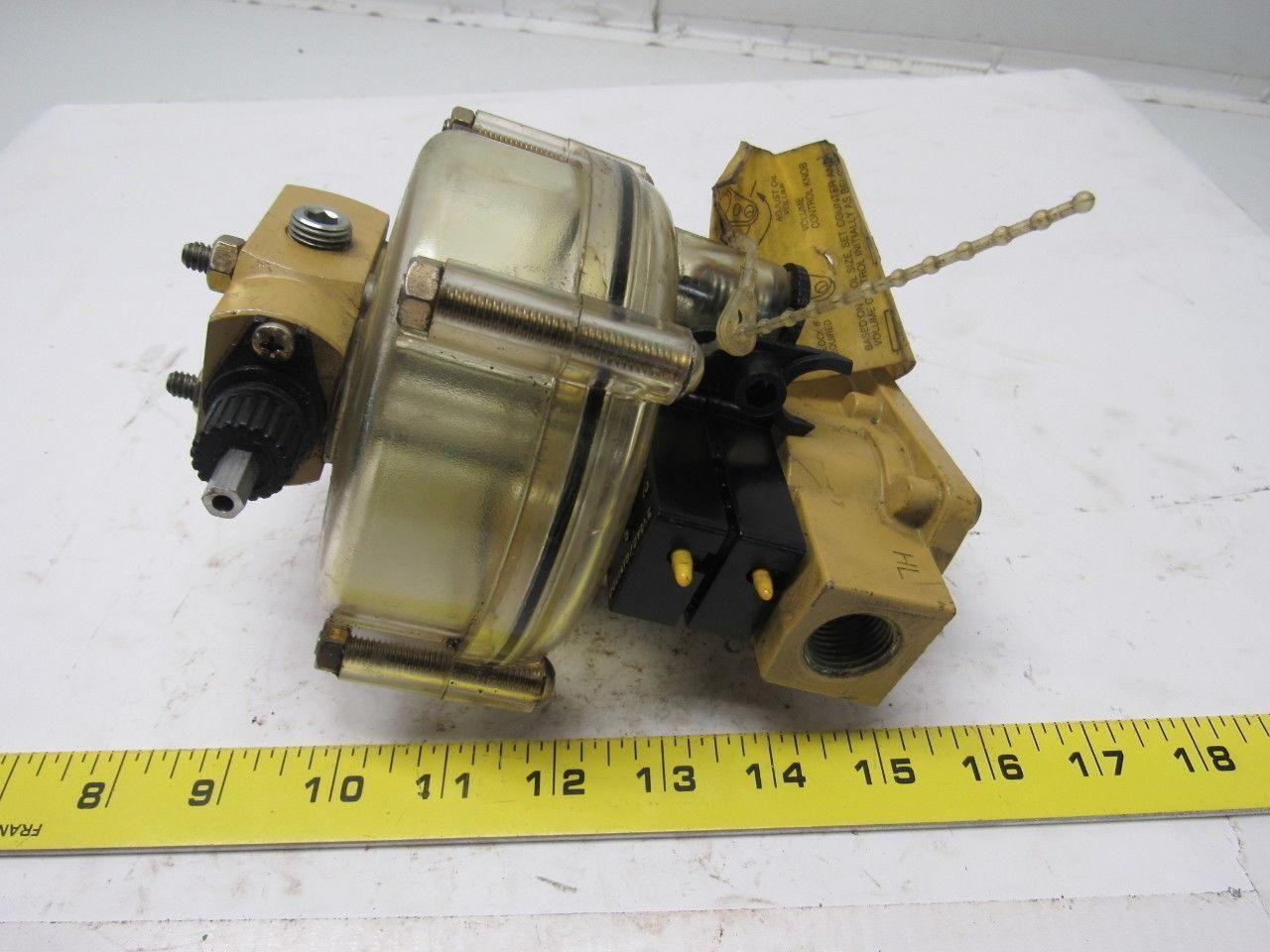 Master Pneumatic A6404 Single Point Lubricator 1/2" NPT Ports