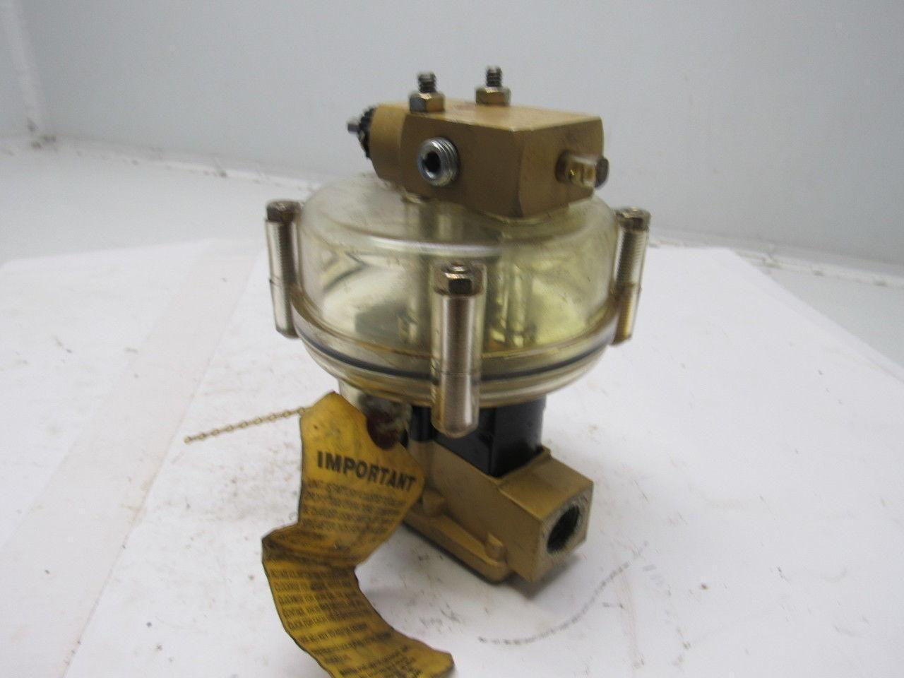 Master Pneumatic A6404 Single Point Lubricator 1/2" NPT Ports