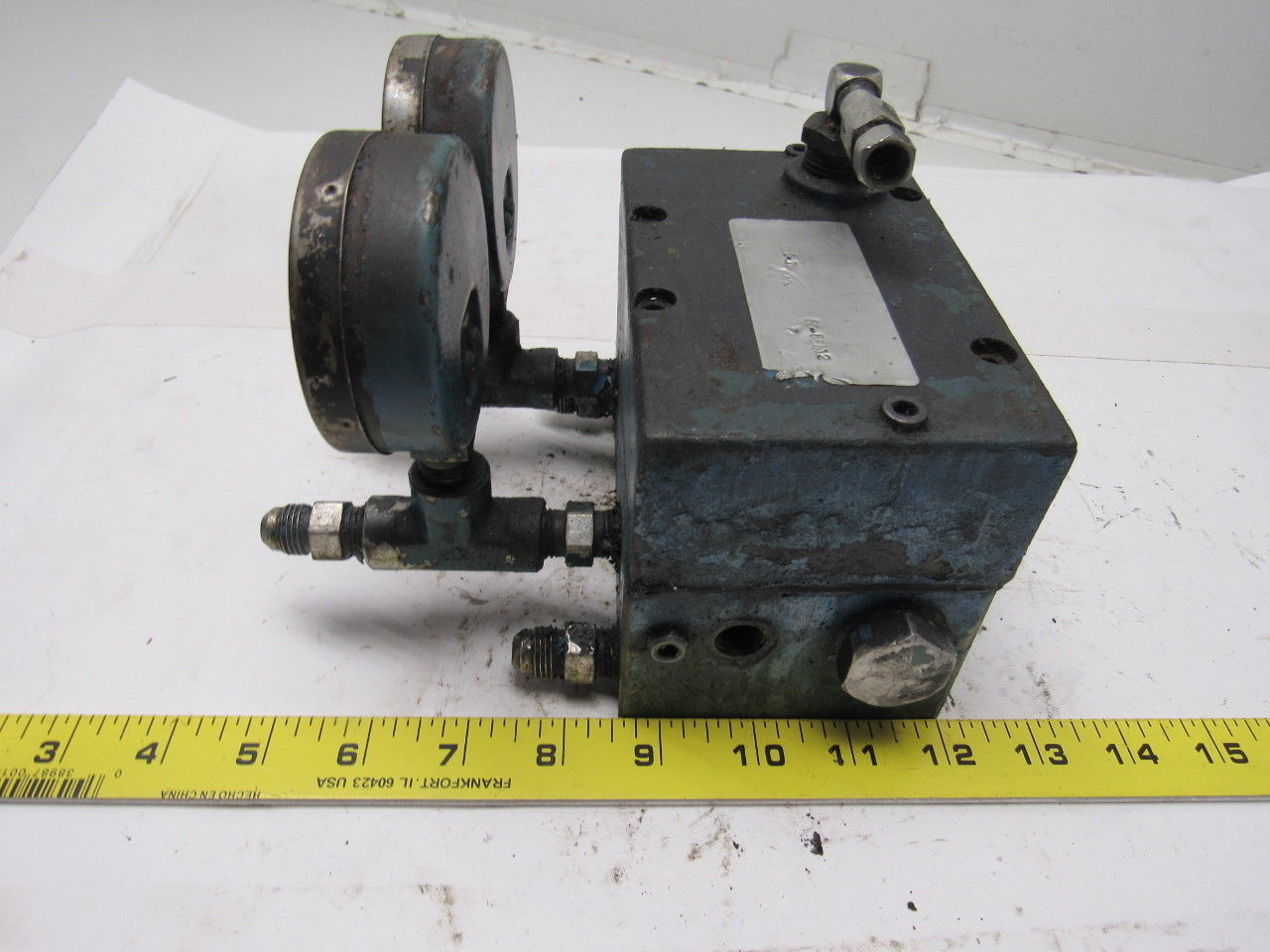 Farval DR2-7B Dual Line Lubrication System Reversing Valve For Oil Only