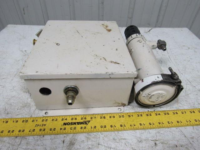 10" X 12" X 5" Central Lubrication Control Panel W/Filenco Air Dryer