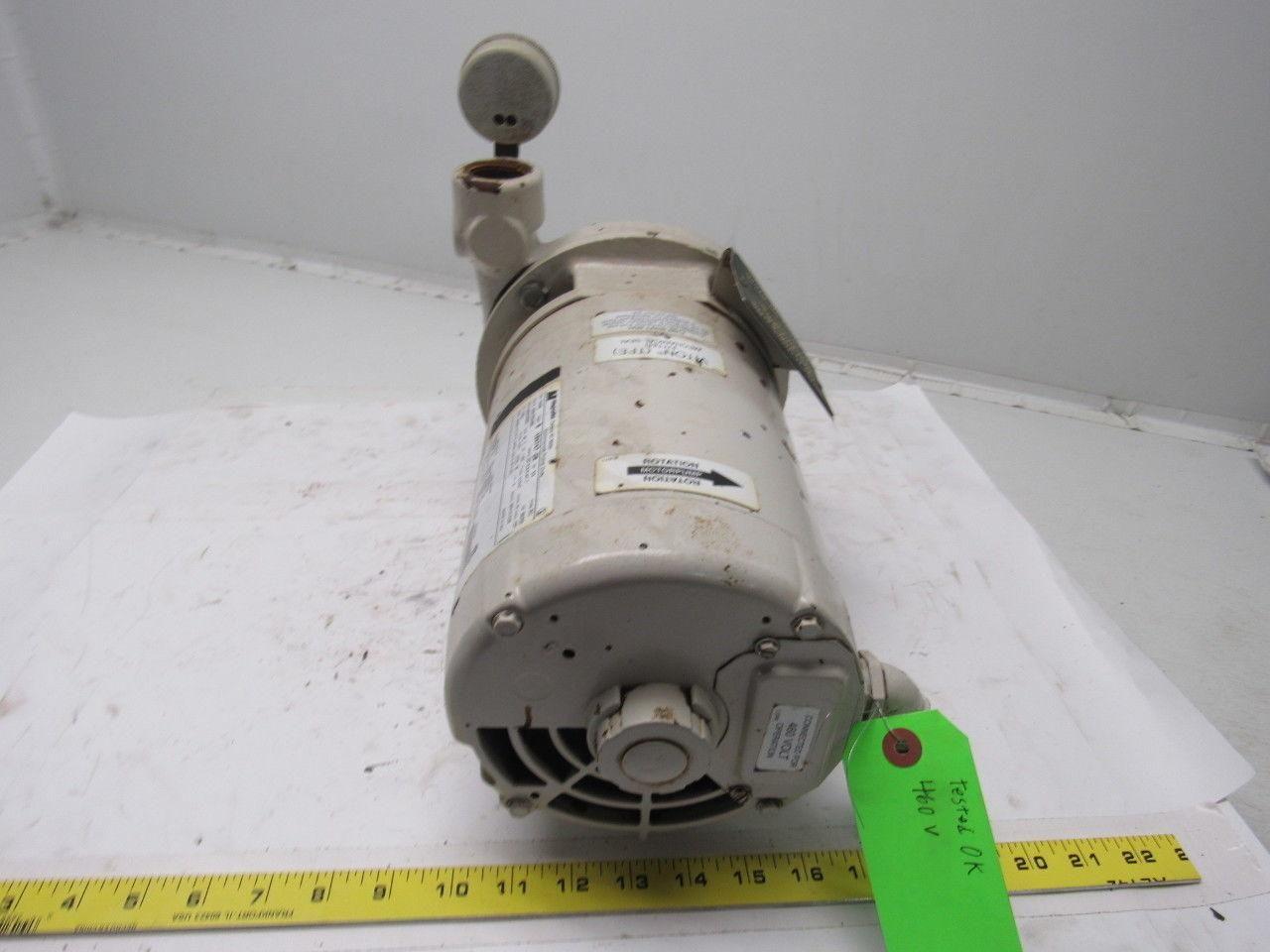 Scot Model 11 Standard 3/4HP 3PH End Suction Centrifugal Pump 1.25" X 1"