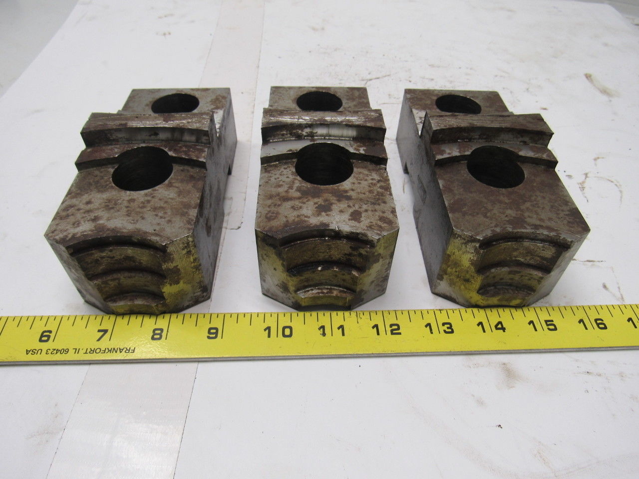 Daco M2320B10P Lathe Chuck Top Jaws 6" X 2-5/16" X 2-1/2" Lot Of 3