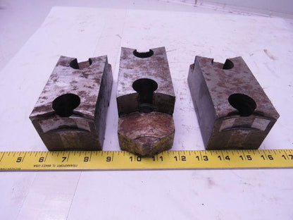 Daco M2320B10P Lathe Chuck Top Jaws 6-1/8" X 2-1/4" X 2-1/2" Lot Of 3