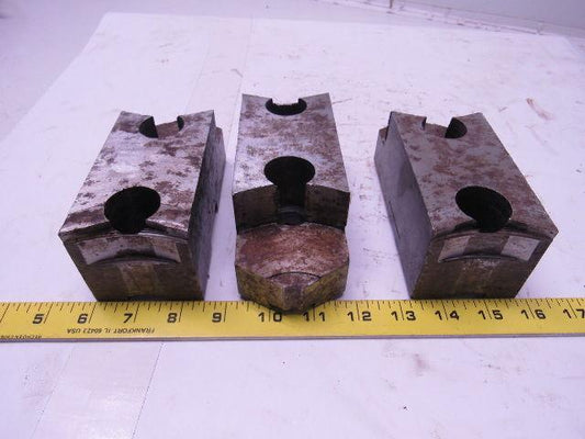 Daco M2320B10P Lathe Chuck Top Jaws 6-1/8" X 2-1/4" X 2-1/2" Lot Of 3