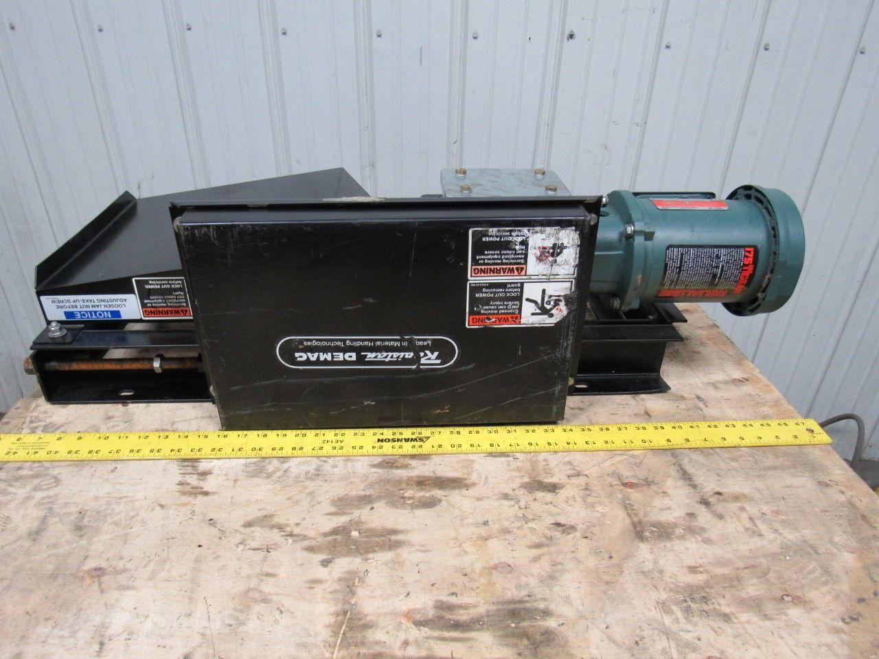 Rapistan Demag  14-1/2" Conveyor Power Roller Drive Unit 3/4 HP 3 PH