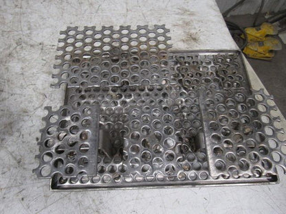 14-1/2" X 11" Stainless Steel Solvent Dip Wash Basket With Compartments & Lid