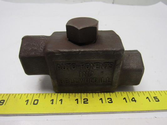 Deltrol Auto-Ponents CT-500-S In Line Flow Control Valve 1/2" NPT