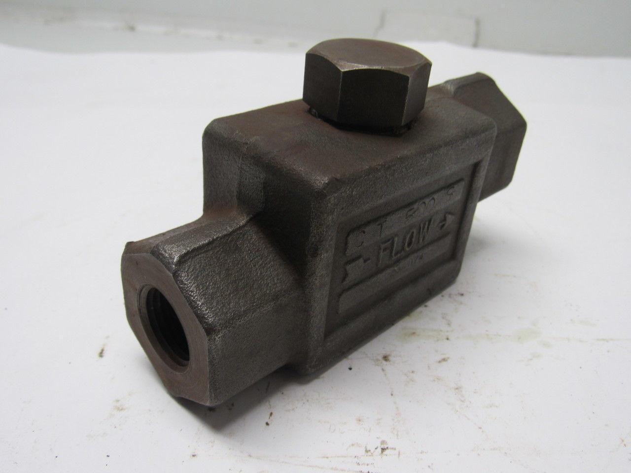 Deltrol Auto-Ponents CT-500-S In Line Flow Control Valve 1/2" NPT