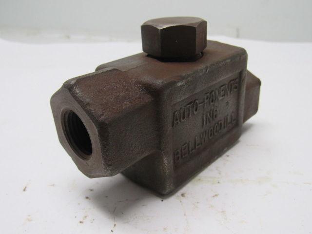 Deltrol Auto-Ponents CT-500-S In Line Flow Control Valve 1/2" NPT