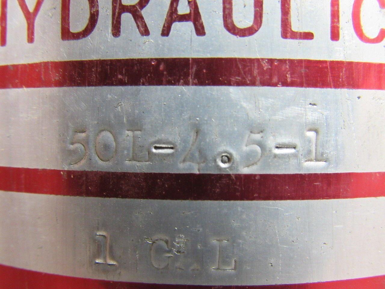 Greer Hydraulics 1193-1200 50L-4.5-1 Hydraulic Accumulator 1 Gallon WP 500 psi