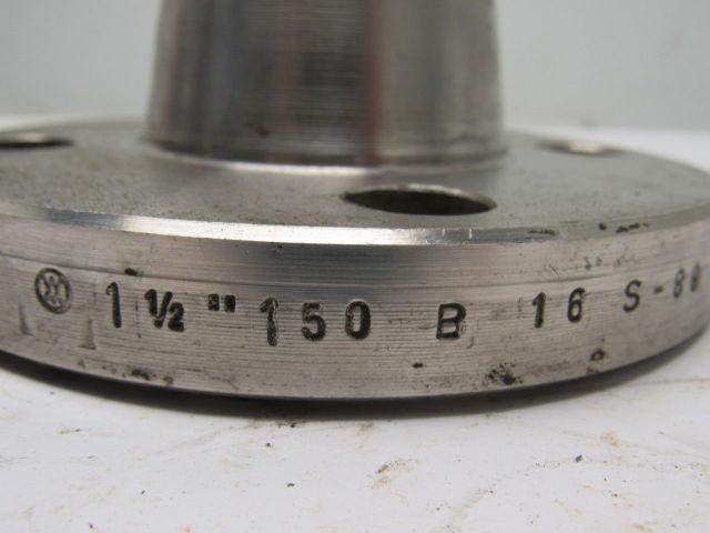 1-1/2" 150 B16 S-89 SA 182 F316 #318340 Stainless Steel Flange