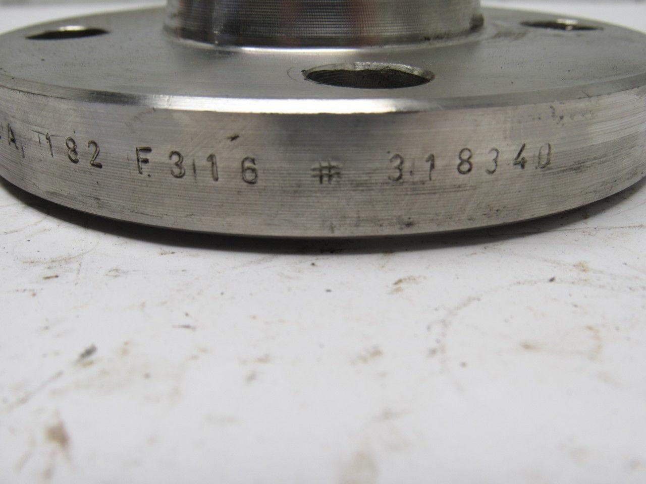 1-1/2" 150 B16 S-89 SA 182 F316 #318340 Stainless Steel Flange