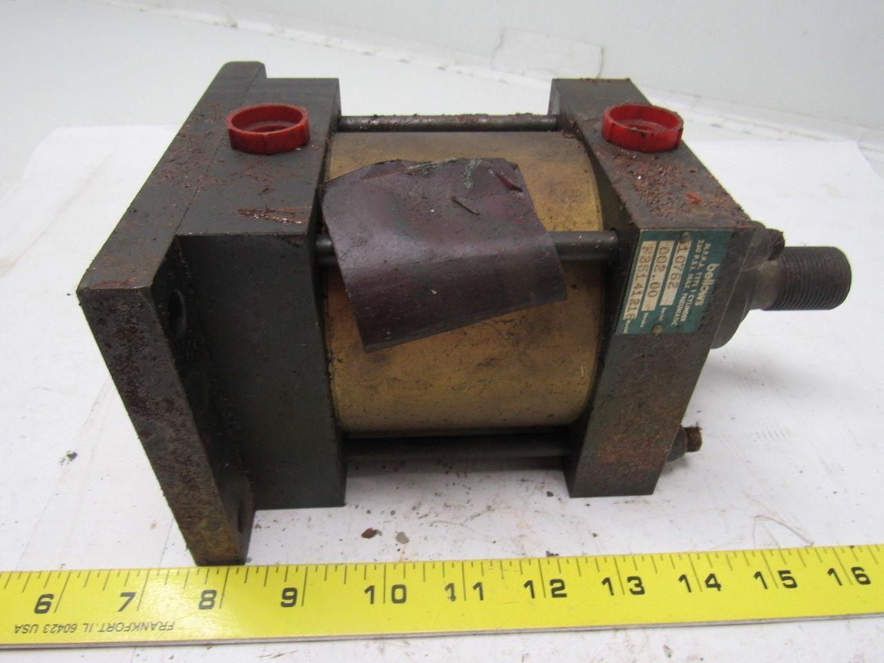 Bellows F35141216 Pneumatic Cylinder 4" Bore X 2" Stroke