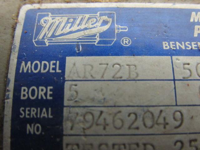 Miller Fluid Power AR72B Pneumatic Cylinder 5" Bore X 6" Stroke