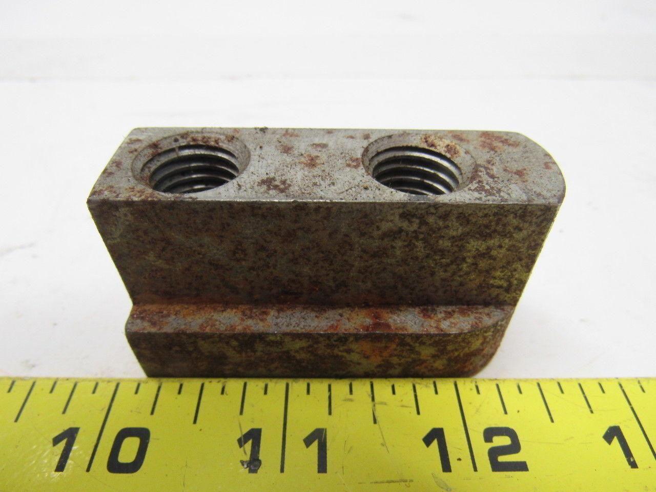 Huron HO1MA12JN Lathe Chuck Jaw Nut 2-1/2" X 1-1/4" X 1-1/8" Lot of 3