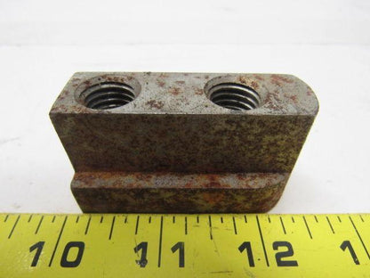 Huron HO1MA12JN Lathe Chuck Jaw Nut 2-1/2" X 1-1/4" X 1-1/8" Lot of 3