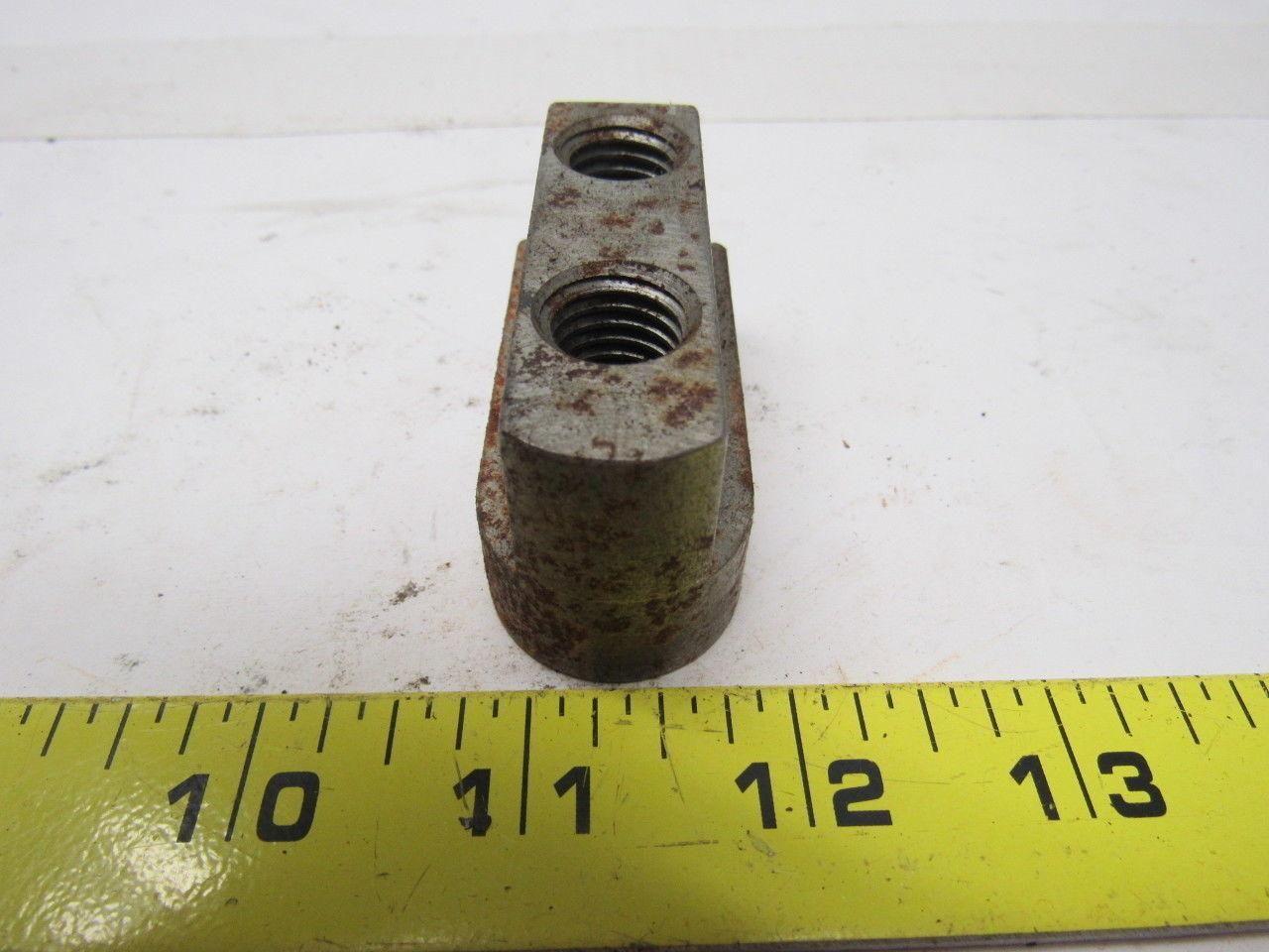 Huron HO1MA12JN Lathe Chuck Jaw Nut 2-1/2" X 1-1/4" X 1-1/8" Lot of 3