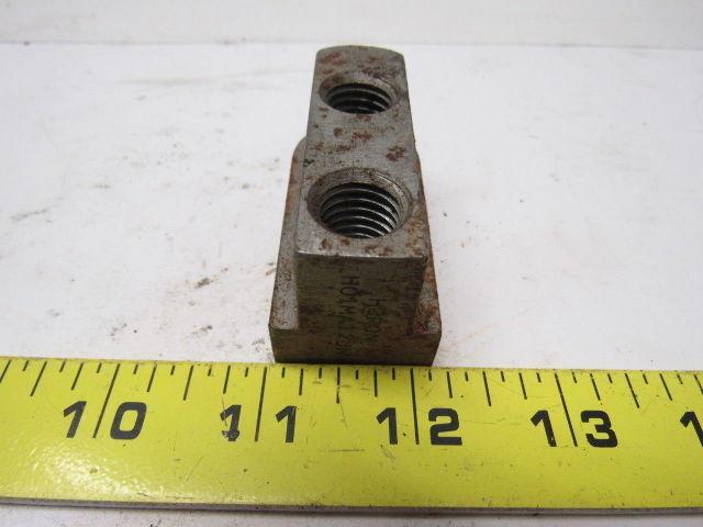 Huron HO1MA12JN Lathe Chuck Jaw Nut 2-1/2" X 1-1/4" X 1-1/8" Lot of 3