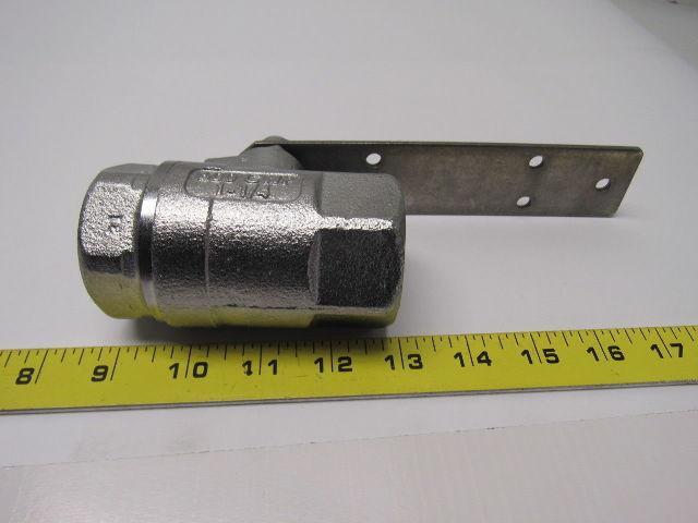 Apollo Chrome Reducing Ball valve 1" NPT to 1-1/4" NPT