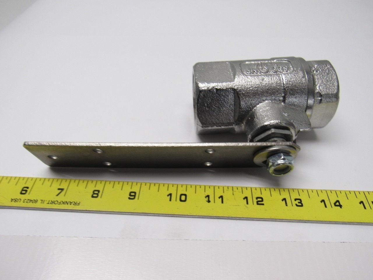 Apollo Chrome Reducing Ball valve 1" NPT to 1-1/4" NPT