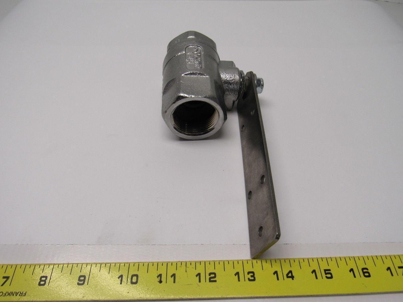 Apollo Chrome Reducing Ball valve 1" NPT to 1-1/4" NPT
